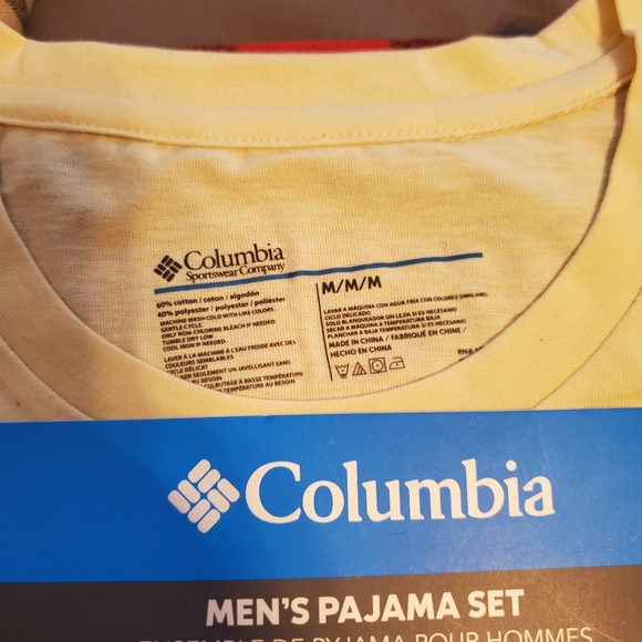 Columbia men's matching Buffalo plaid pajamas sets - Picture 3 of 3